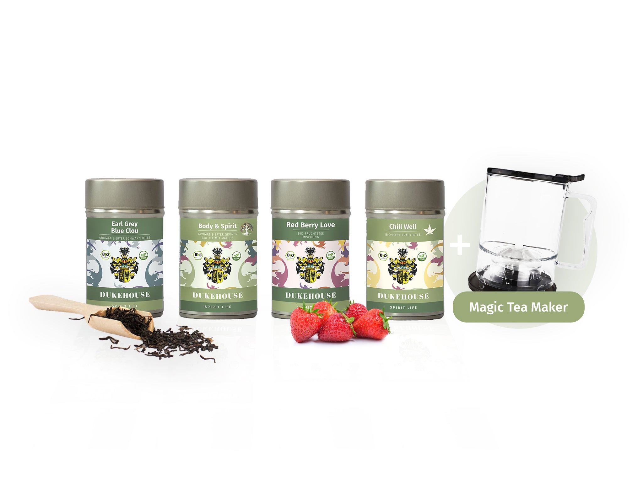 Vier Jahreszeiten Premium Tee Set in Dose
